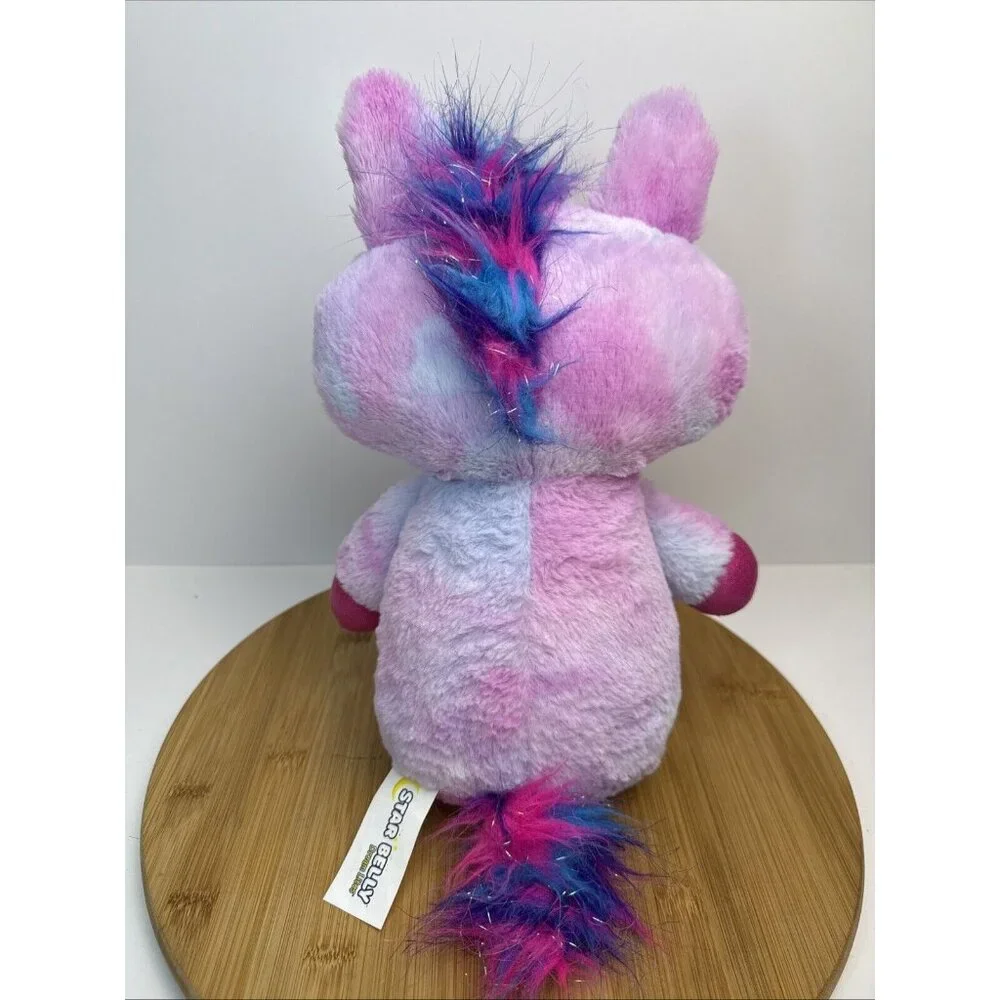 Star Belly Dream Lites Shimmering Rainbow Unicorn Stuffed Plush Night Light Up‎